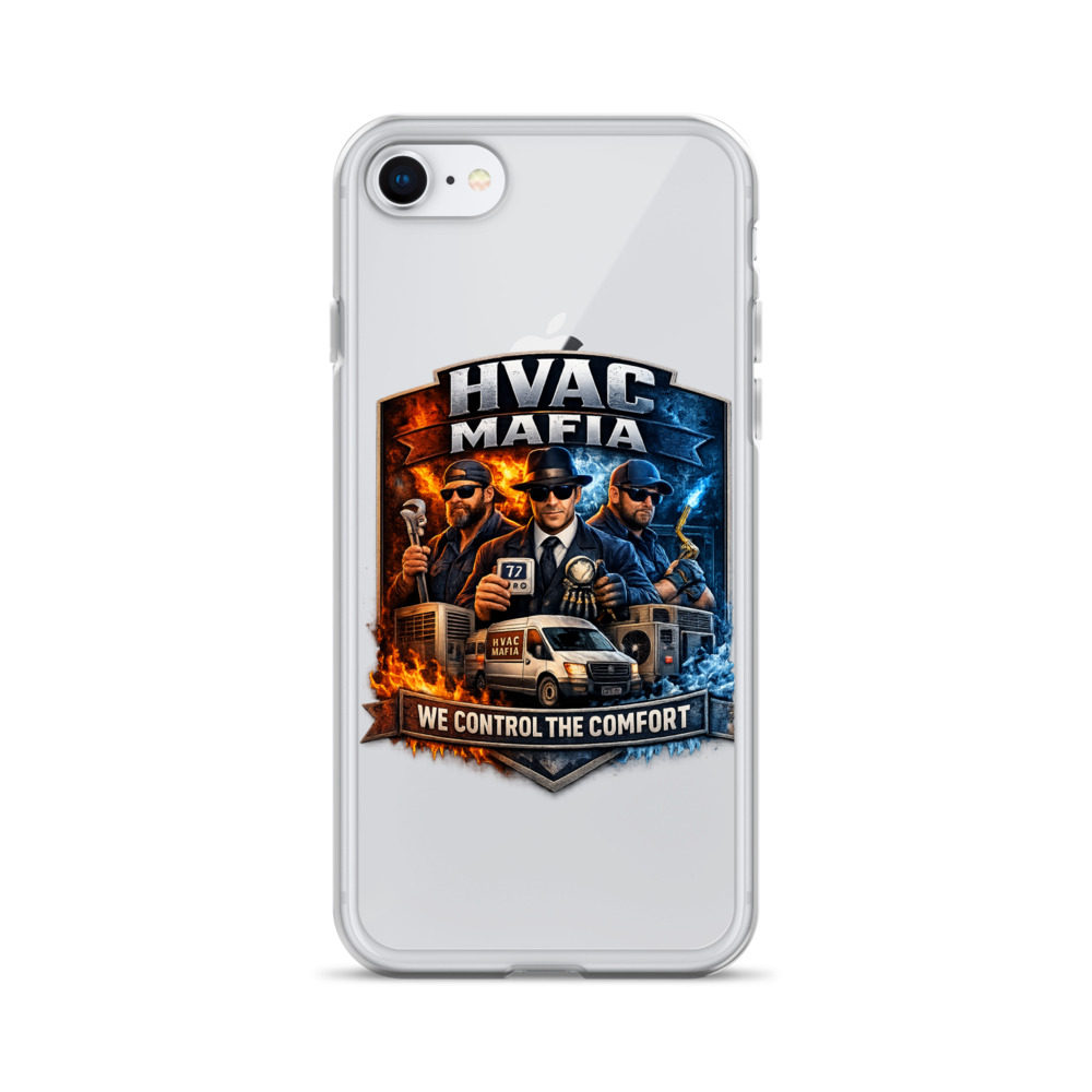 HVAC Mafia Clear Phone Case - Image 32