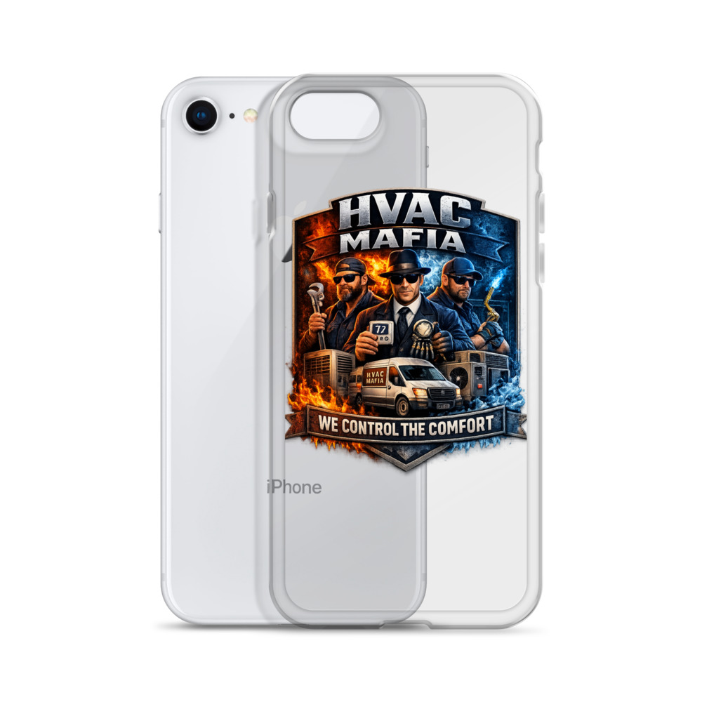 HVAC Mafia Clear Phone Case - Image 23