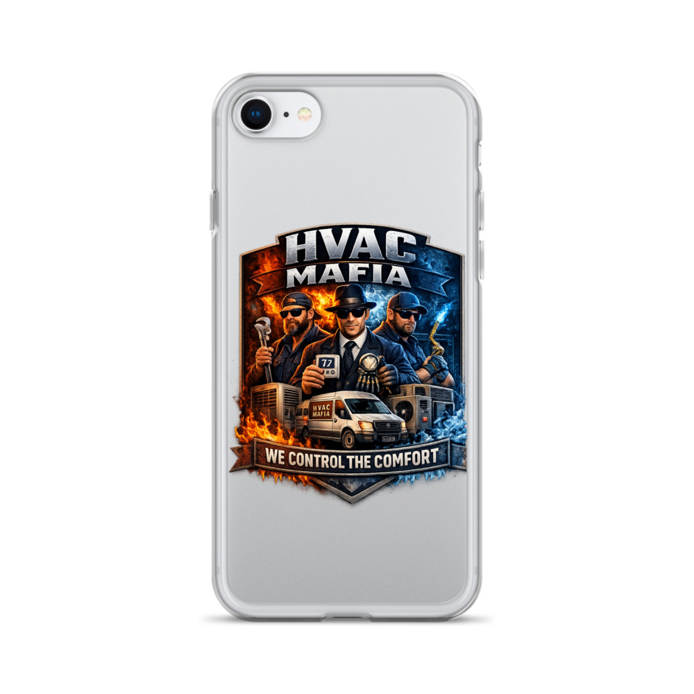 HVAC Mafia Clear Phone Case - Image 84