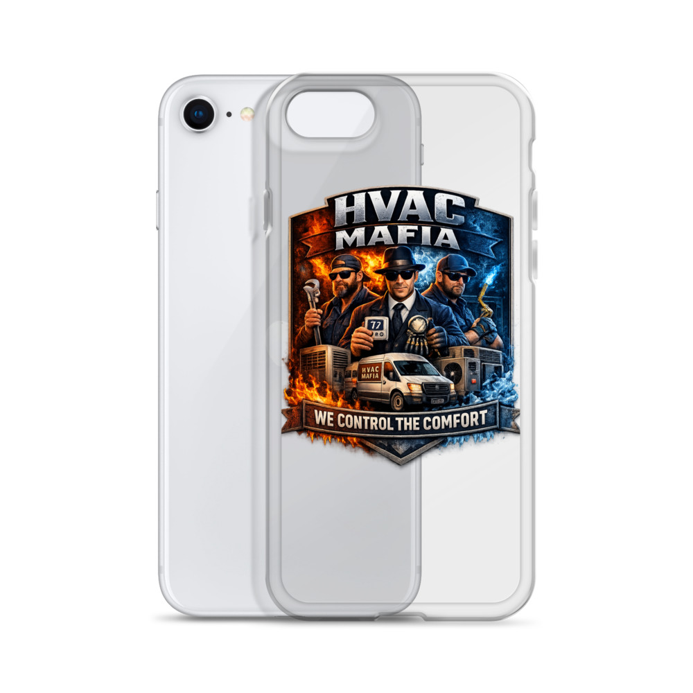 HVAC Mafia Clear Phone Case - Image 24