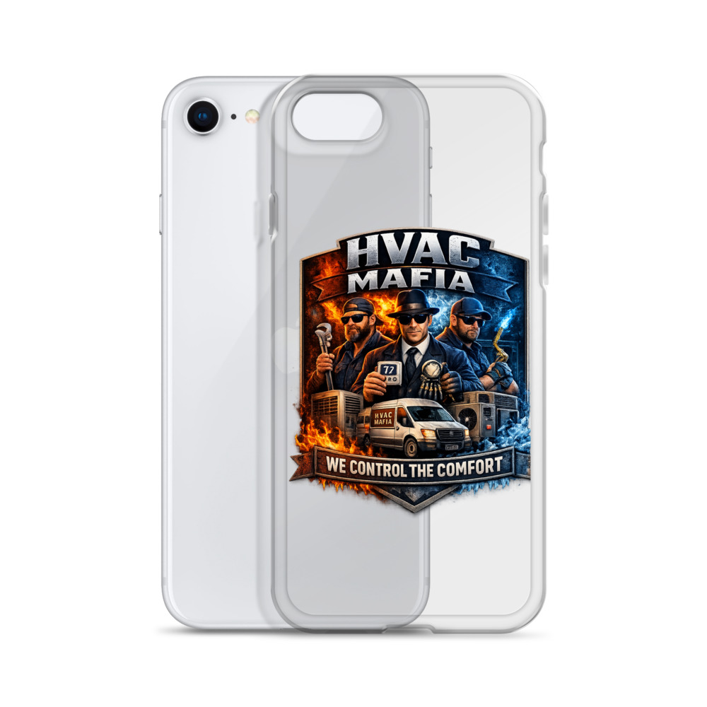 HVAC Mafia Clear Phone Case - Image 85