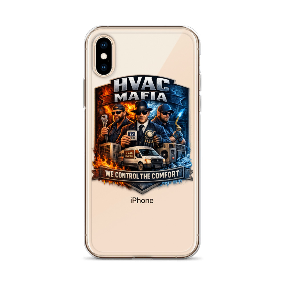 HVAC Mafia Clear Phone Case - Image 26