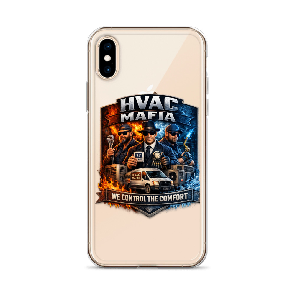 HVAC Mafia Clear Phone Case - Image 88