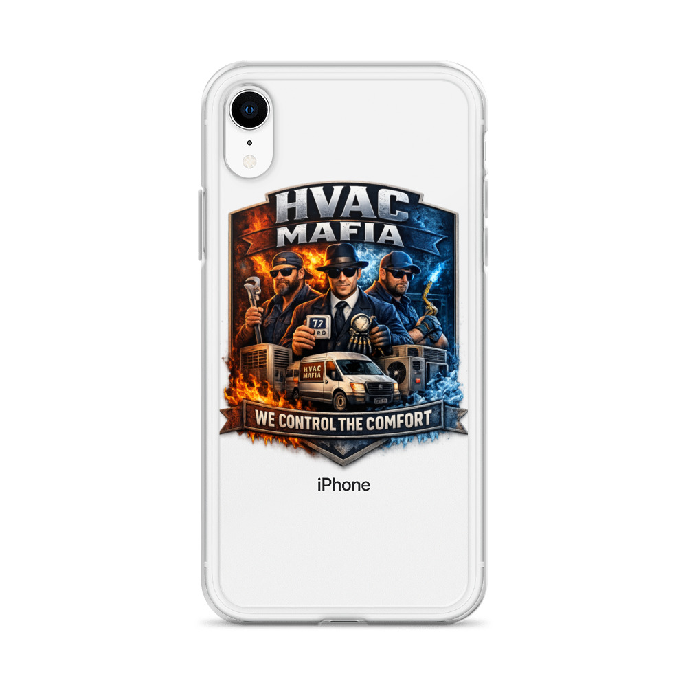 HVAC Mafia Clear Phone Case - Image 29
