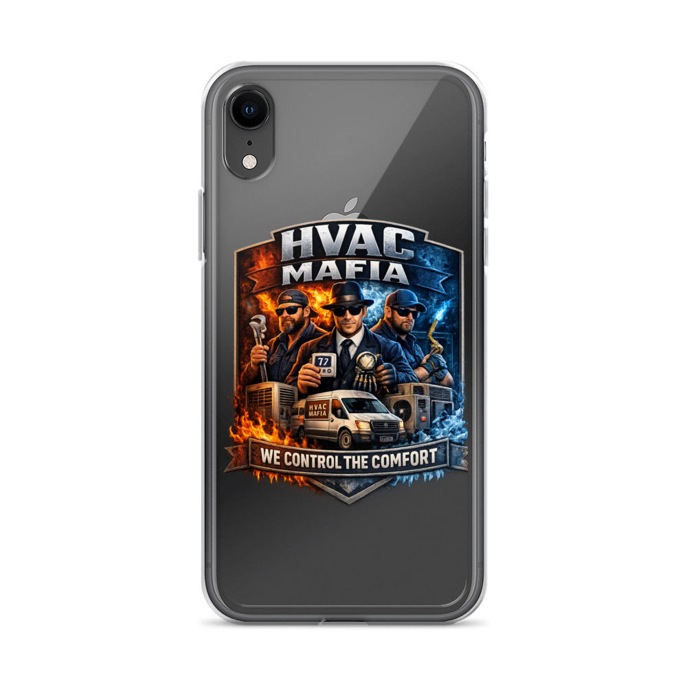 HVAC Mafia Clear Phone Case - Image 90
