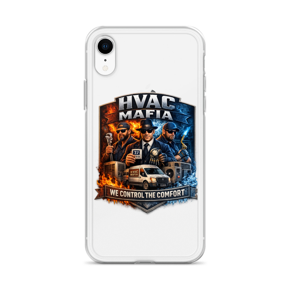 HVAC Mafia Clear Phone Case - Image 92