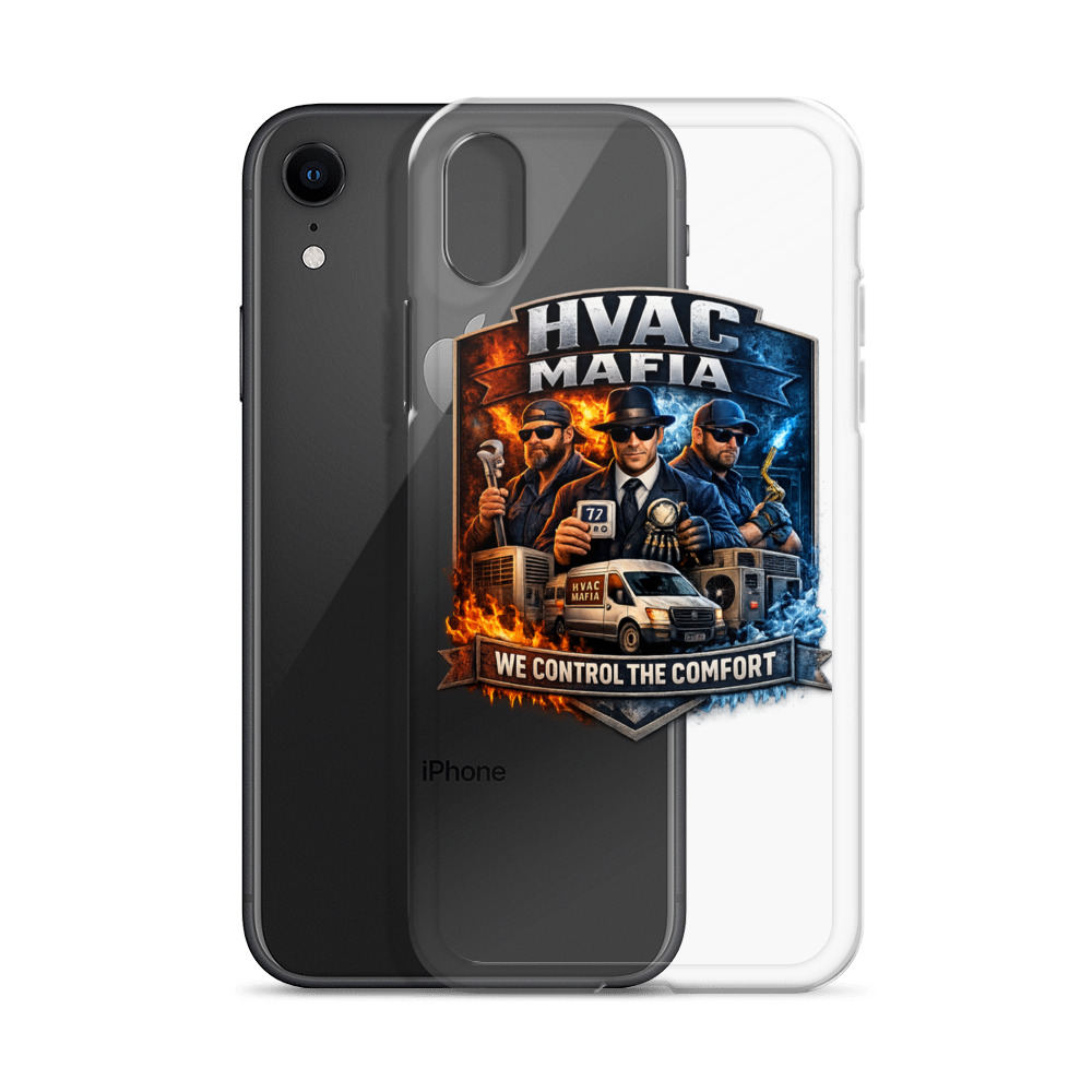 HVAC Mafia Clear Phone Case - Image 28