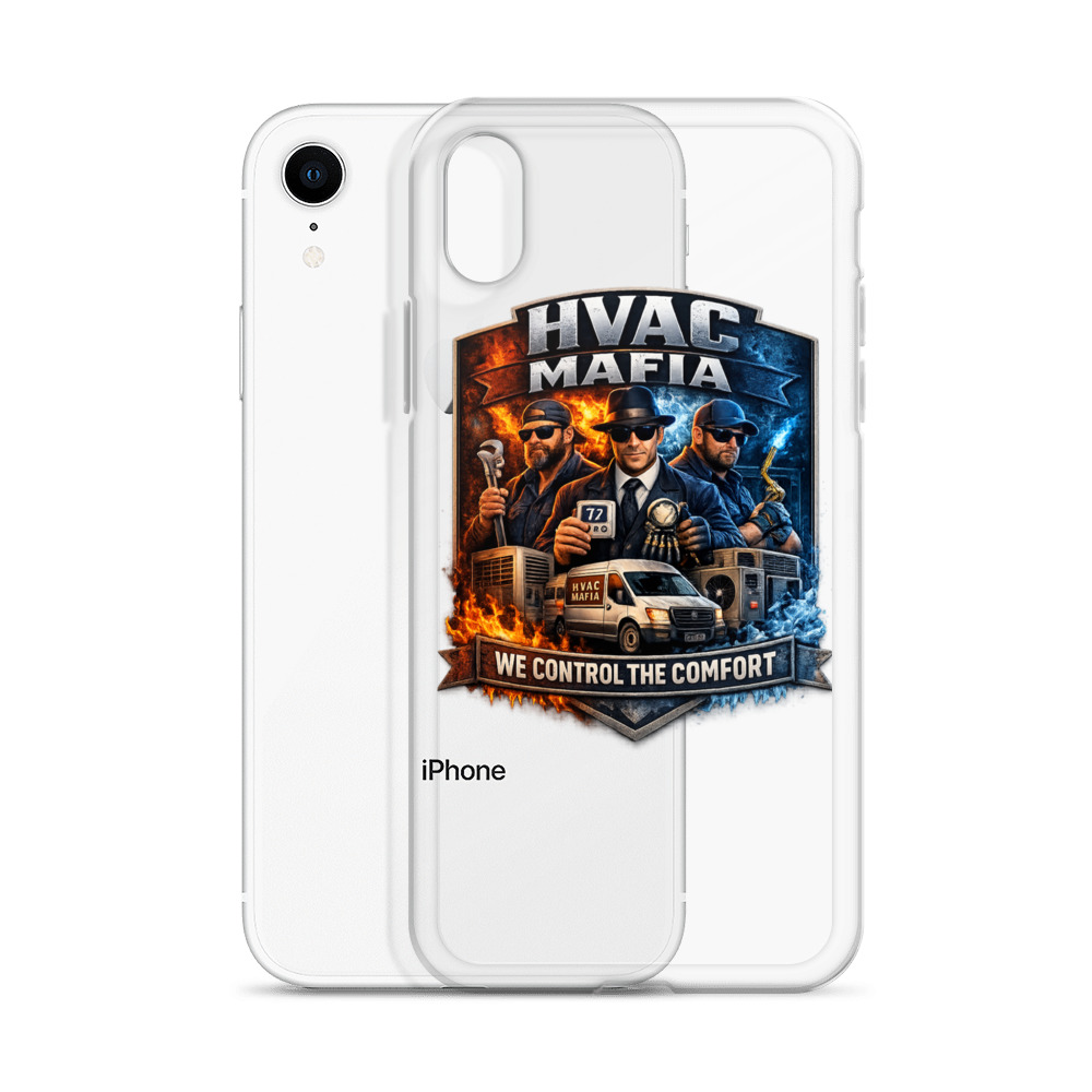 HVAC Mafia Clear Phone Case - Image 30