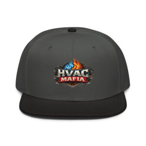 HVAC Mafia Flat Bill Hat – Premium Snapback Cap