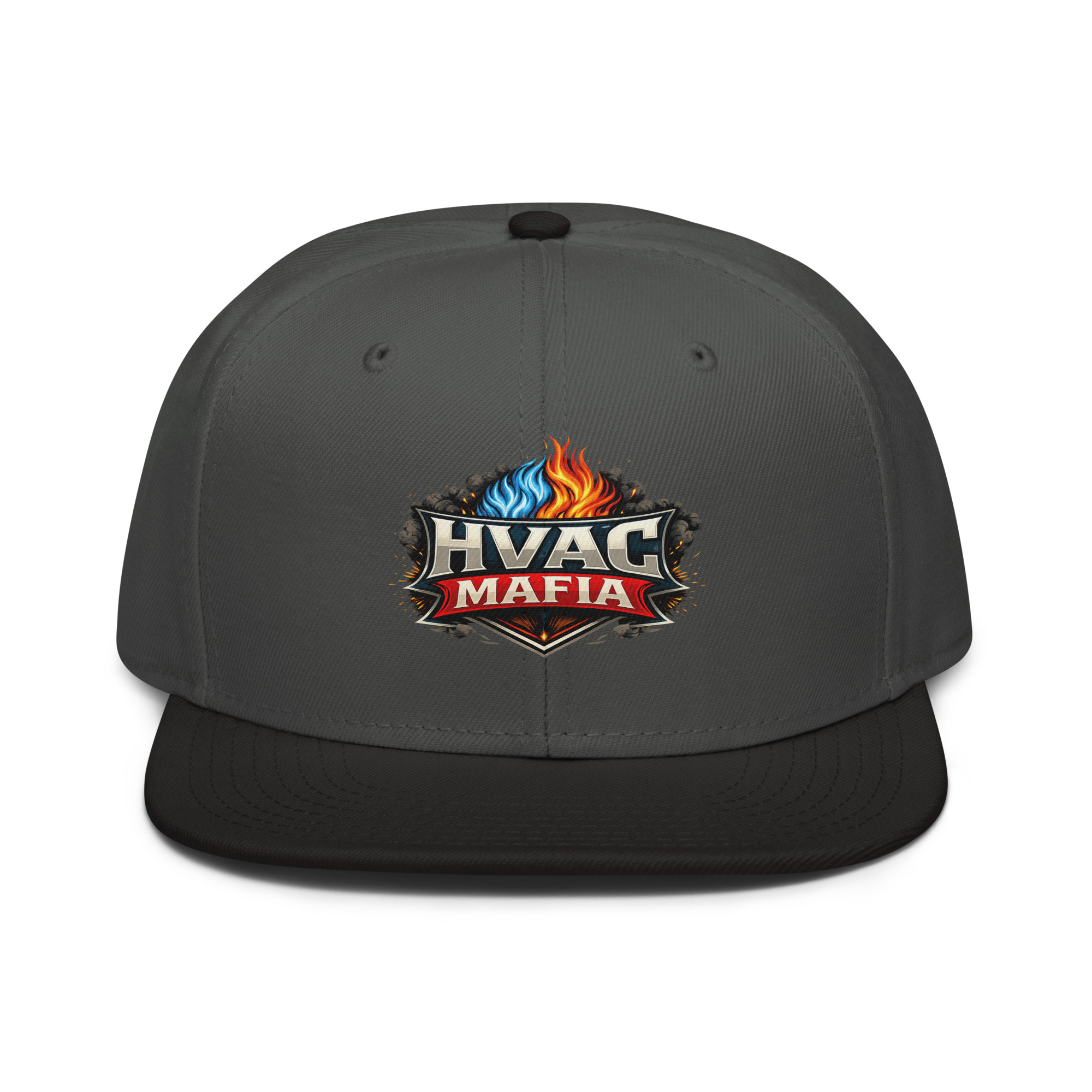HVAC Mafia Flat Bill Hat – Premium Snapback Cap