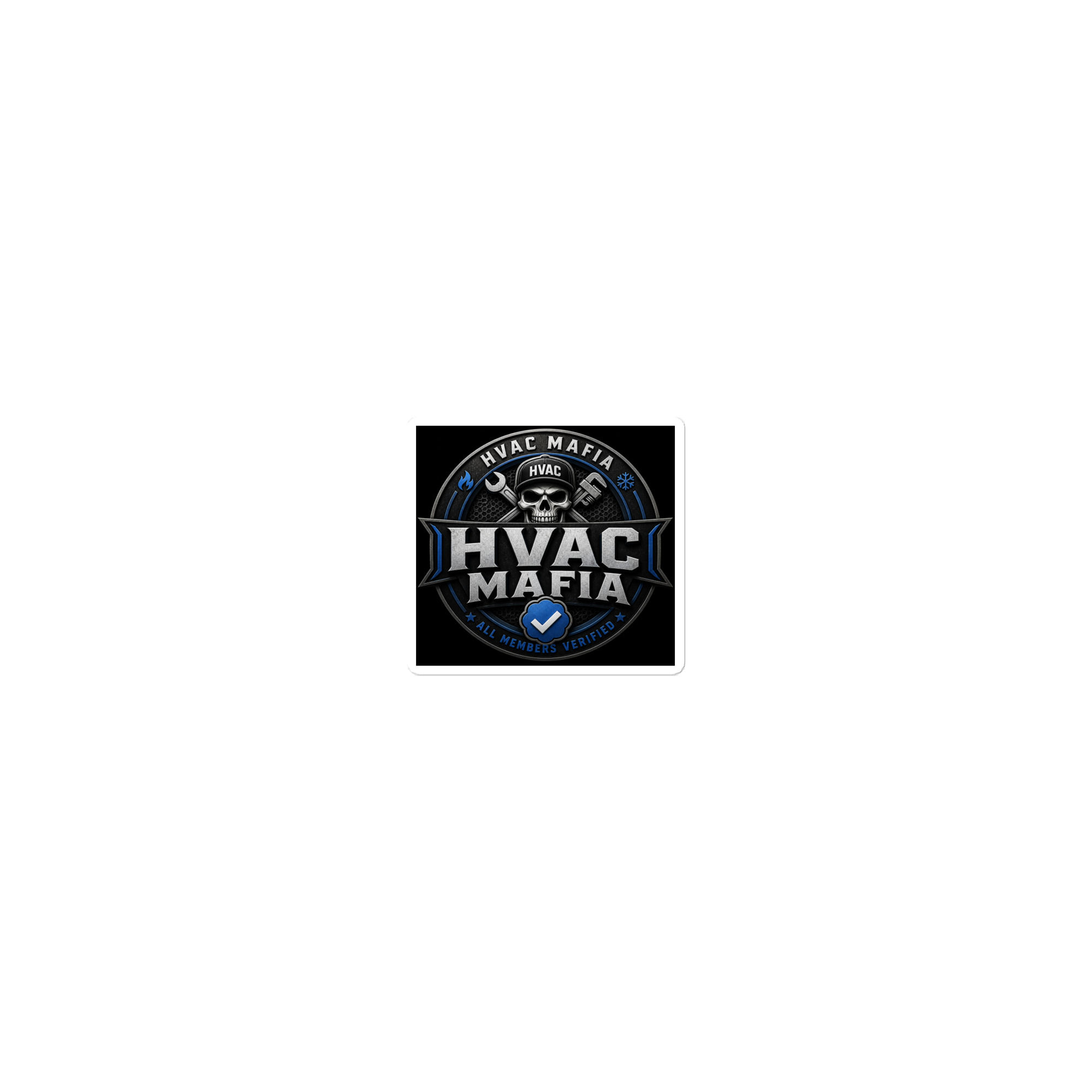 HVAC Mafia Verified Sticker - Image 4