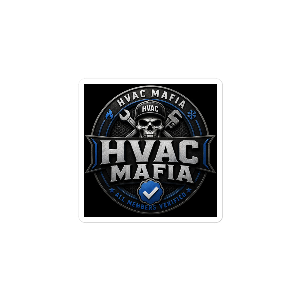HVAC Mafia Verified Sticker