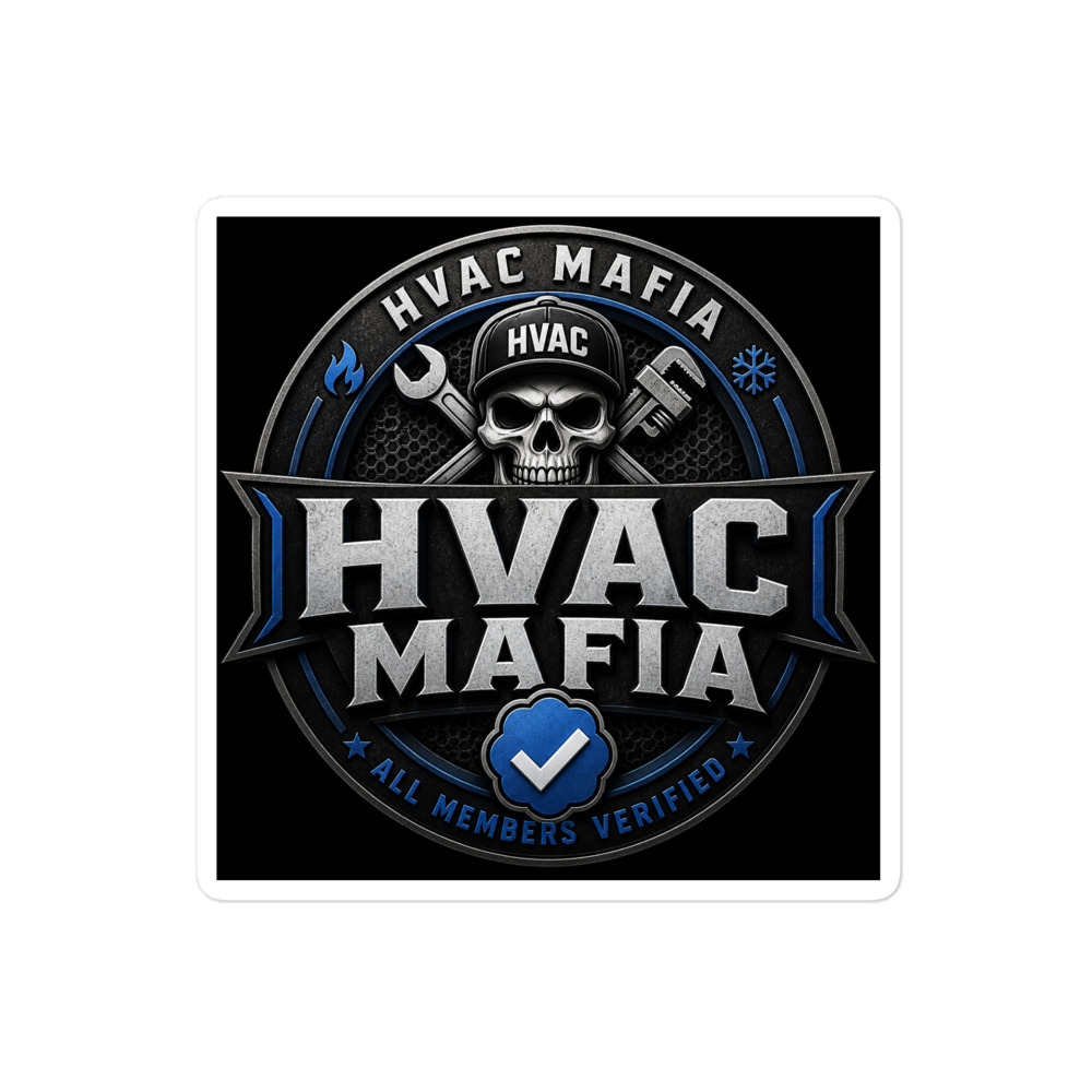 HVAC Mafia Verified Sticker - Image 2